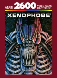 Xenophobe Atari 2600 US box art